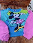 画像1: MINNIE MOUSE "MULTI COLOR🎪" KIDS USED SWEAT SHIRTS 