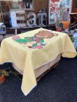 画像5: BEAR (ᵔᴥᵔ) BABY EMBROIDERY VINTAGE QUILT BLANKET