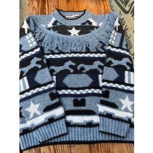 画像: HORSES🐴 FRINGE KIDS  USED SWEATER 