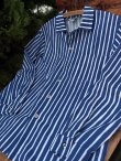 画像6: MARIMEKKO "BLUE,WHITE" USED JOKAPOIKA SHIRTS