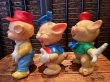 画像4: THREE LITTLE PIGS "MADE IN ITALY" 1960'S LEDRAPLASTIC  FIGURE SET