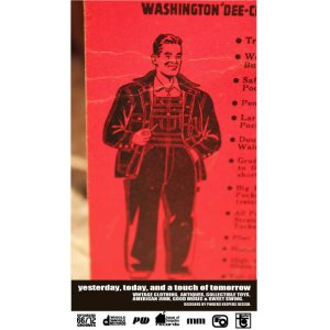 画像: WASHINGTON"DEE CEE" ADVERTISING BOOK:RED