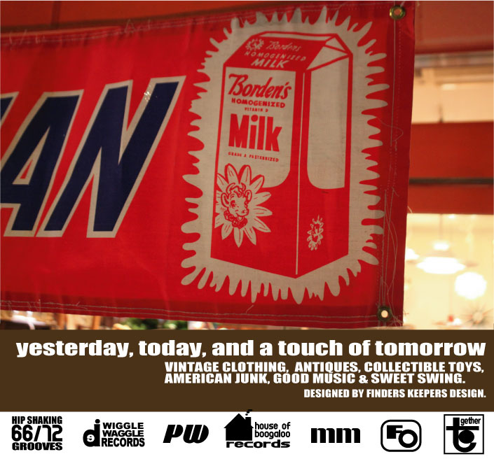 画像: BORDEN DAILY PRODUCTS 1960'S MILKMAN!! BANNER