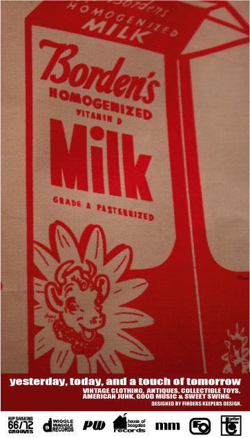 画像: BORDEN DAILY PRODUCTS 1960'S MILKMAN!! BANNER