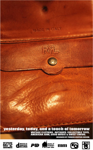 画像: RRL BROWN LEATHER 2 FOLD WALLET