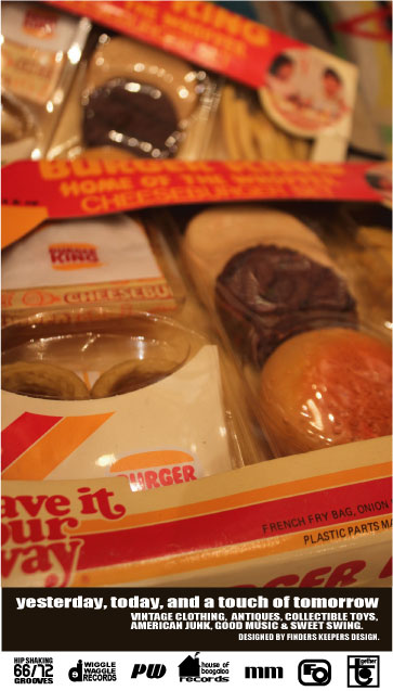 画像: BURGER KING 1987 WHOPPER CHEESEBURGER SET