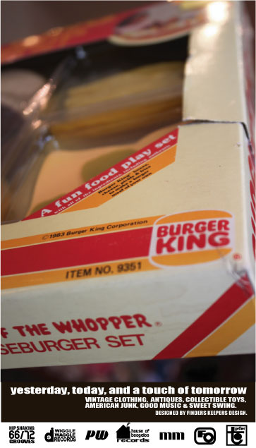 画像: BURGER KING 1987 WHOPPER CHEESEBURGER SET