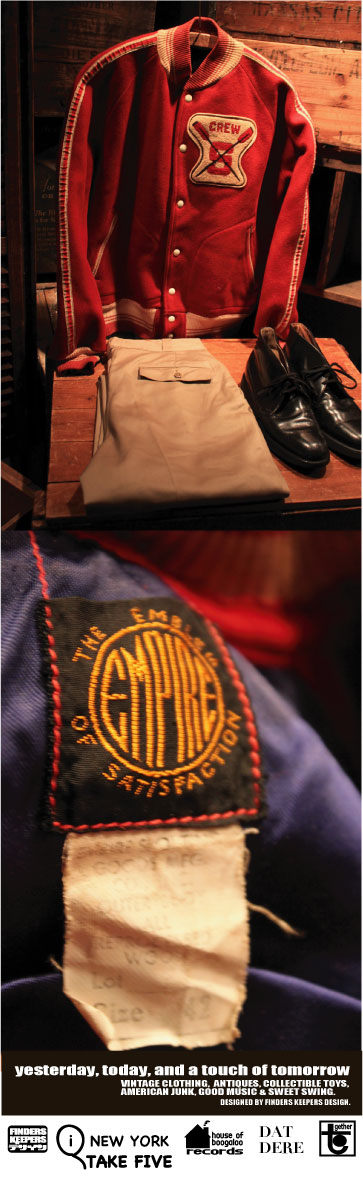 画像: STANFORD UNIVERSITY 1950'S  BOAT CLUB CREW JACKET