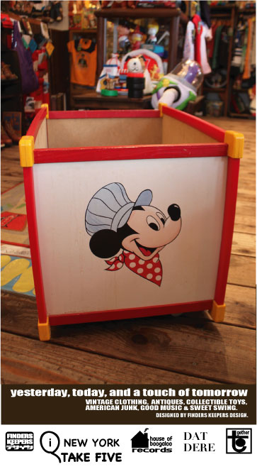 画像: MICKEY MOUSE AMERICAN TOY&FURNITURE INC. TOY BOX