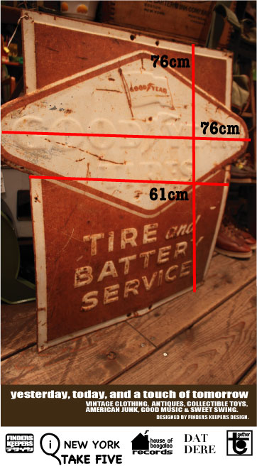 画像: GOOD YEAR TIRE & BATTERY 1950'S SIGN