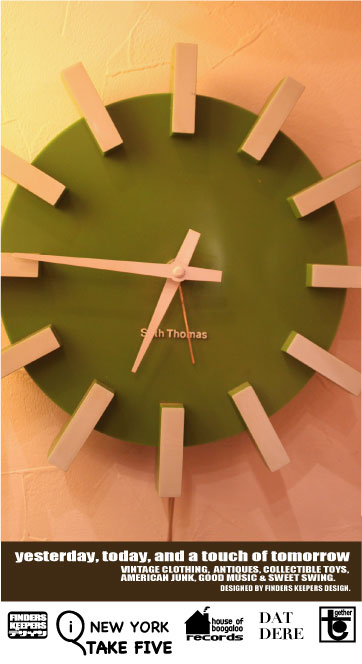 画像: SETH THOMAS 1960's BLOCK WALL CLOCK