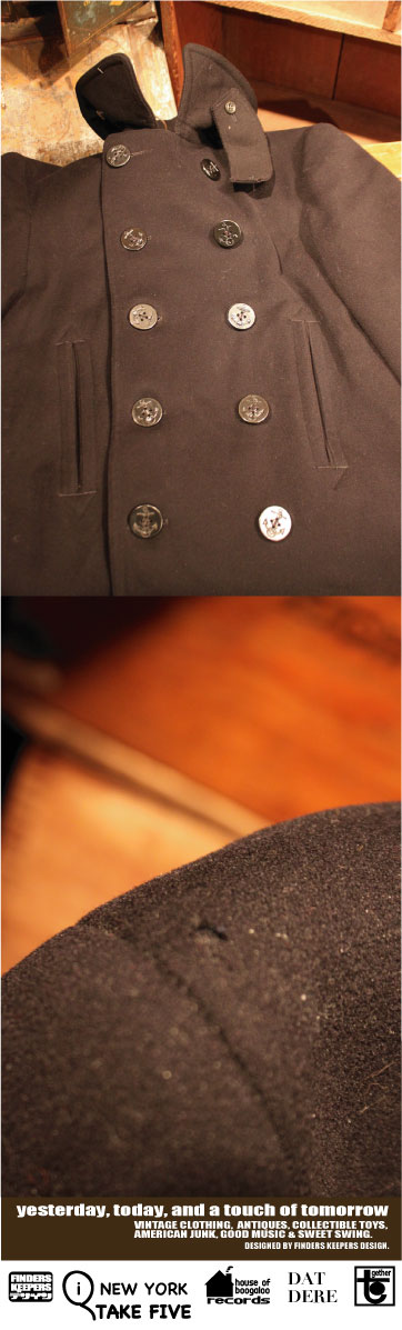 画像: U.S.NAVY 1940'S 10 BUTTONS PEA COAT