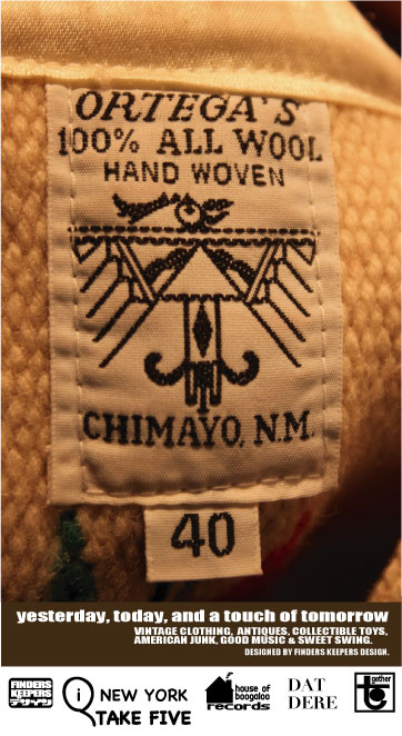 画像: ORTEGA'S  CHIMAYO "40" WHITE VEST