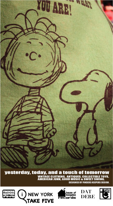 画像: PIG PEN & SNOOPY" A FRIEND!! WHAT YOU ARE" FELT BANNER