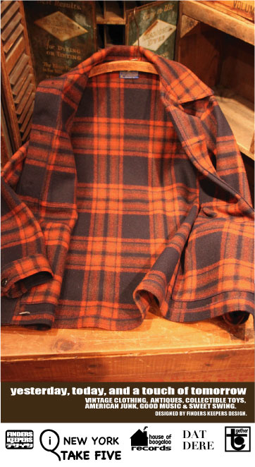 画像: PENDLETON VINTAGE RED PLAID MACKINAW JACKET