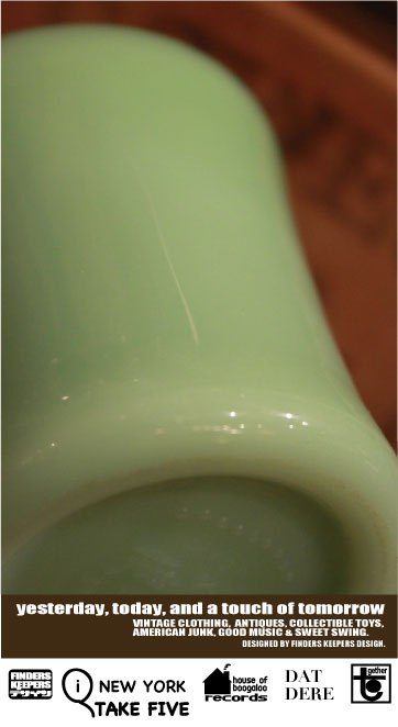 画像: FIRE KING 1940'S JADE-ITE RESTAURANT WARE EXTRA HEAVY MUG