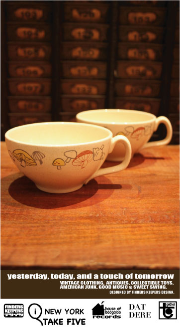 画像: FRANCISCAN WOODLORE VINTAGE MUSHROOM  CUP#1