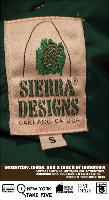 画像: SIERRA DESIGNS  "S"   VINTAGE DOWN JACKET　