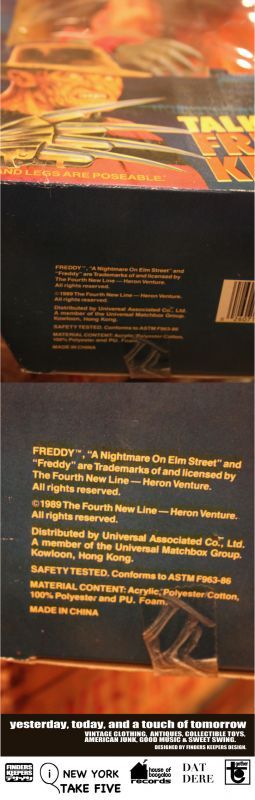 画像: A NIGHTMARE ON ELM STREET 1989 D.STOCK FREDDY TALKING FIGURE