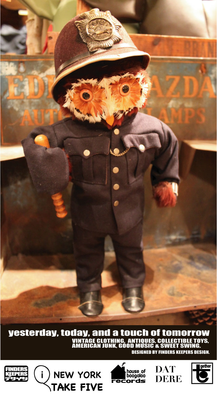 画像: Jungle Toys of London "POLICE MAN" OWL DOLL