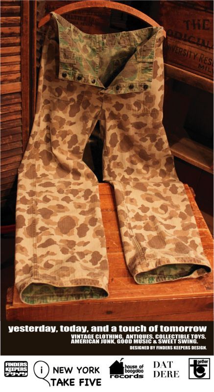 画像: WESTERN COSTUME CO VINTAGE DUCK HUNTER CAMO PANTS