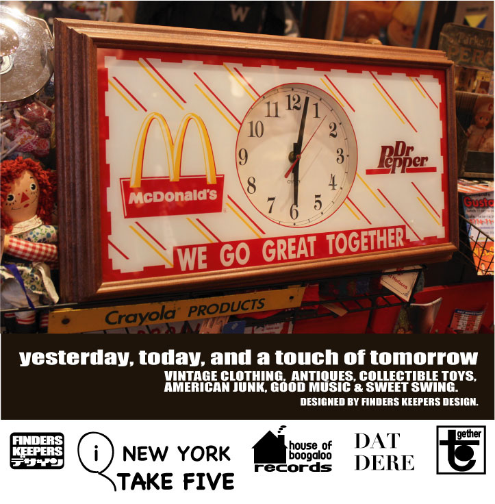 画像: M'cDONALD'S × DR. PEPPER " WE GO GREAT TOGETHER" WALL CLOCK