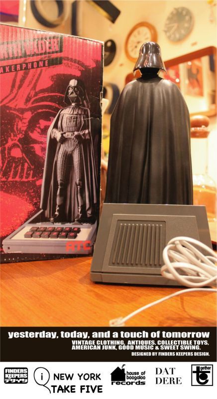 画像: STAR WARS 1983 "DARTH VADER" D.STOCK SPEAKER PHONE