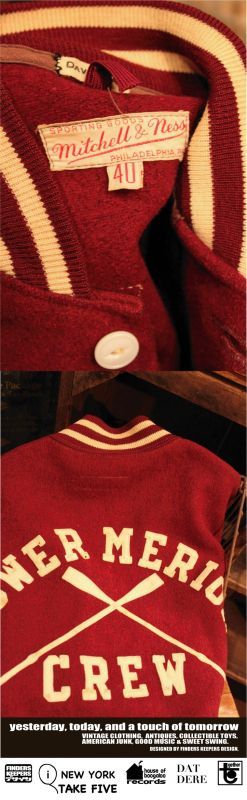 画像: MITCHELL & NESS 1950'S LOWER MERION CREW JACKET