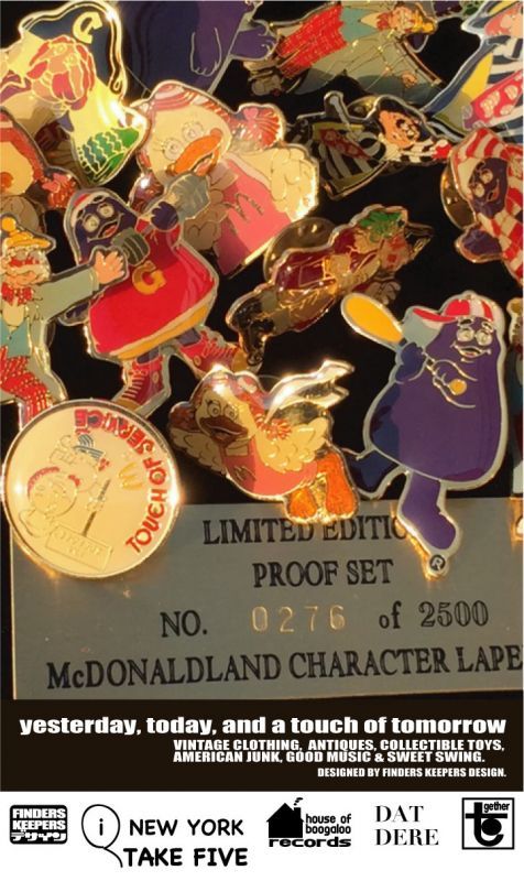 画像: McDONALD'S "MR.SPEEDEE " VINTAGE PINS