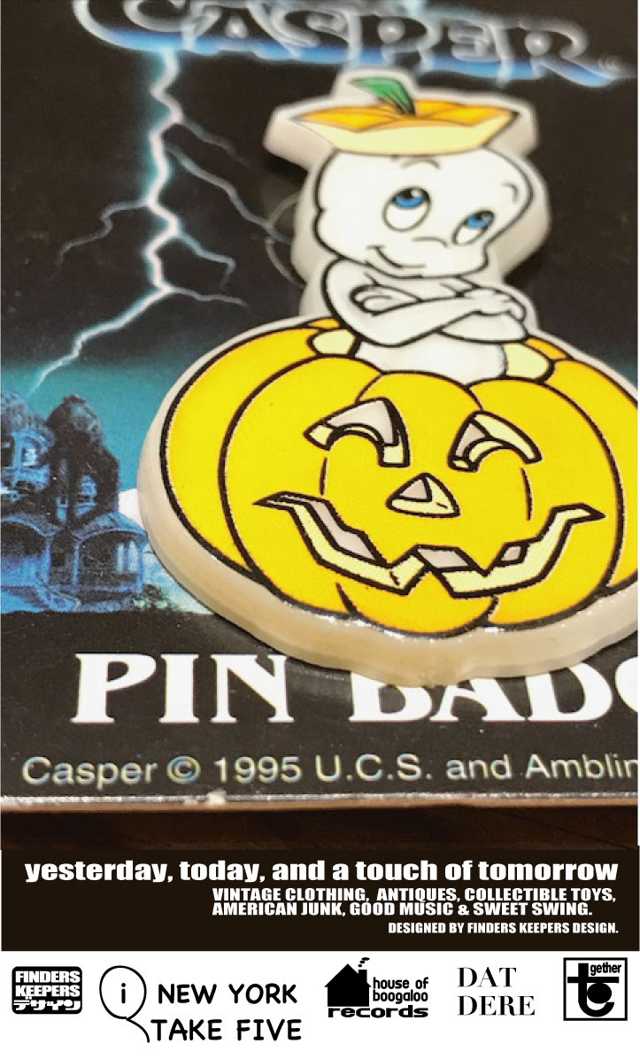 画像: CASPER 1995 "PUMPKIN" PIN BADGE