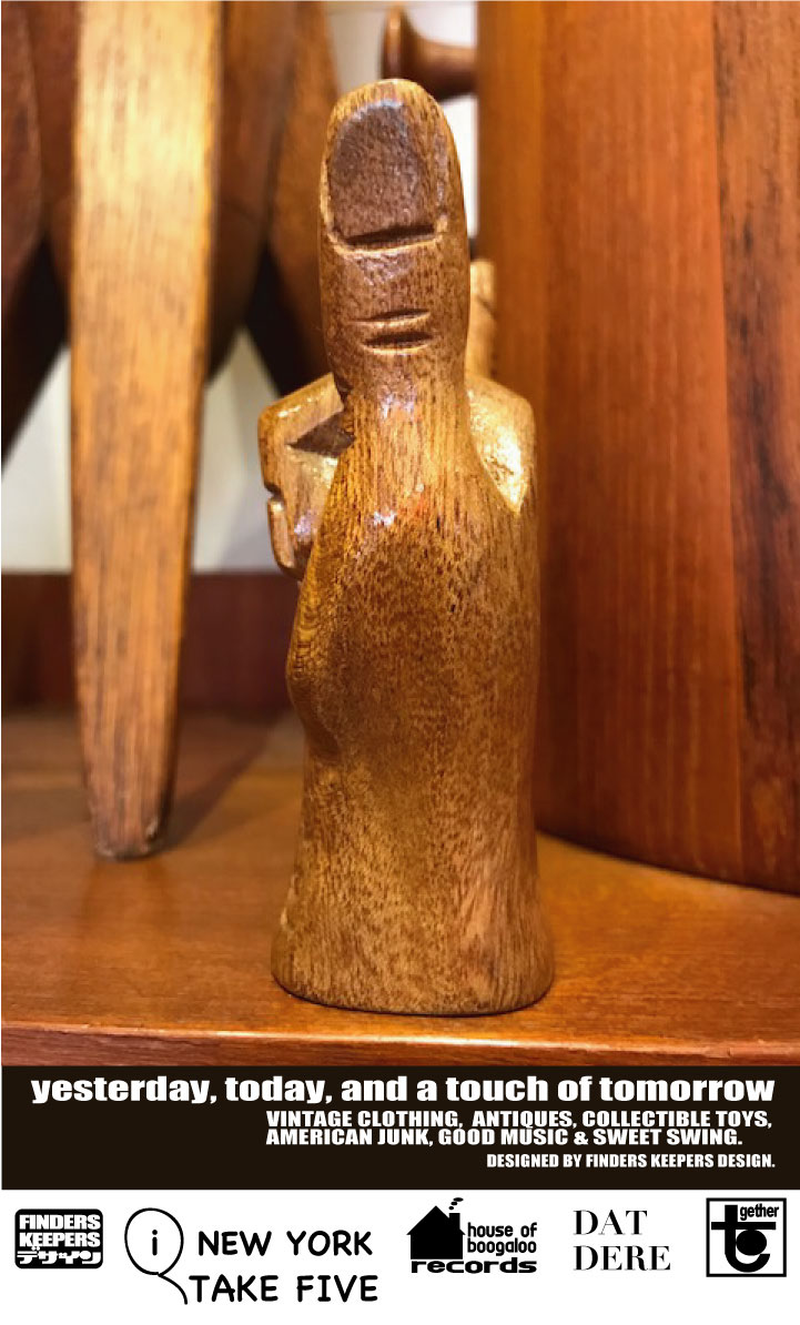 画像: HANG LOOSE VINTAGE WOODEN SCULPTURE