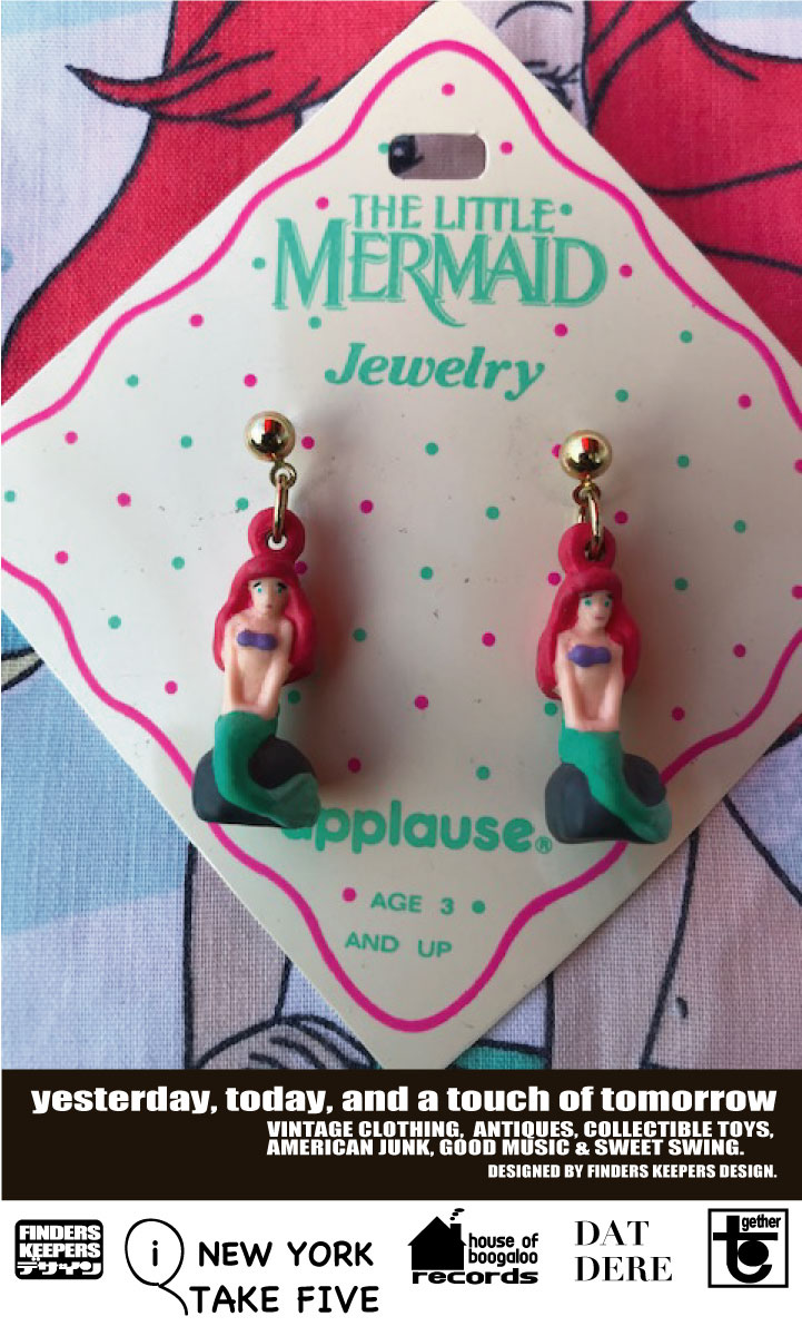 画像1: LITTLE MERMAID 1990'S D.STOCK EARRINGS