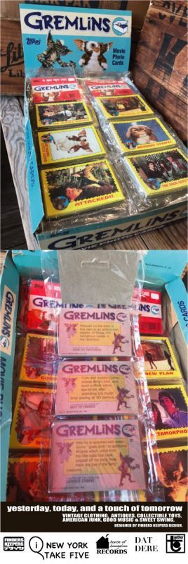 画像: GREMLINS 1980'S D.STOCK CARDS SET "G"