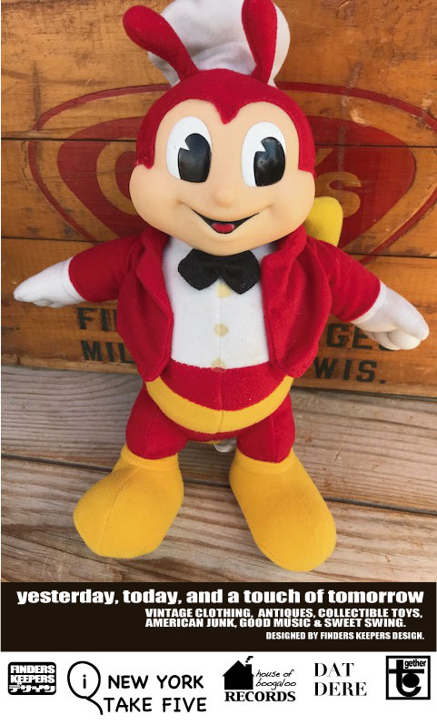 画像: JOLLYBEE RUBBER FACE PLUSH DOLL