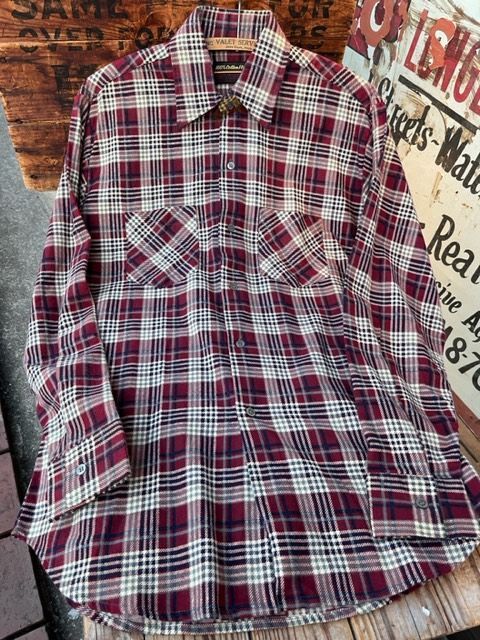 画像1: MONTGOMERY WARD D.STOCK FLANNEL SHIRTS