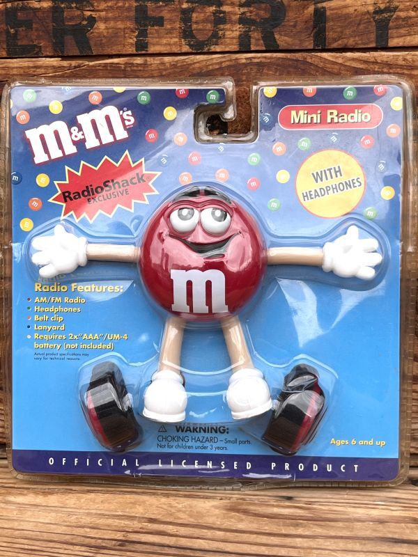 画像1: M&M'S "RADIO SHACK EXCLUSIVE" D.STOCK MINI RADIO＋HEADPHONES  #2