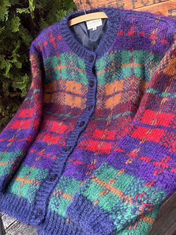 画像1: SUSAN BRISTOL 1992'S MOHAIR  KNIT CARDIGAN