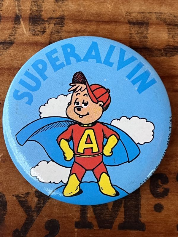 画像1: ALVIN "SUPER ALVIN" 1983'S BUTTON PIN