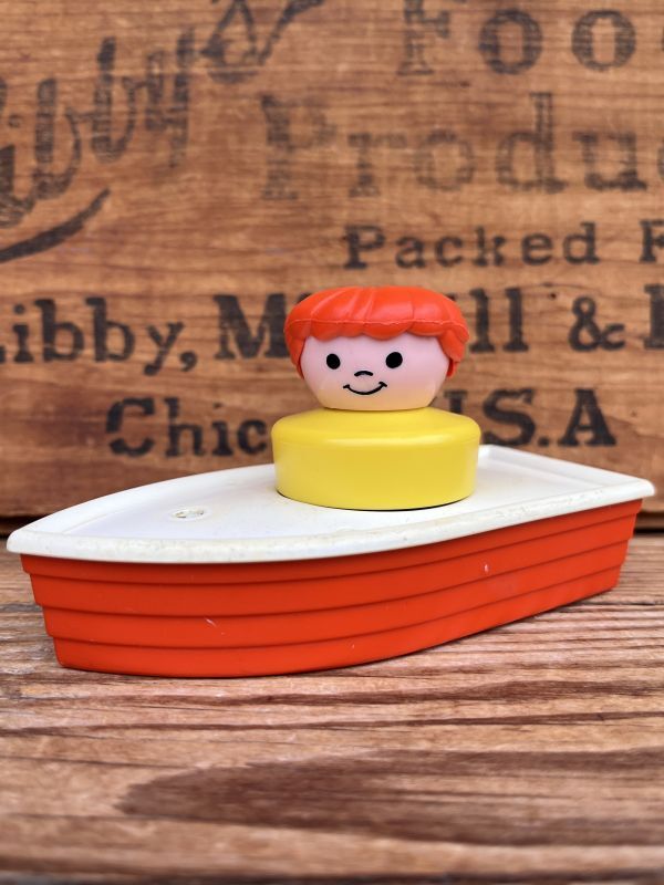 画像1: FISHER PRICE VINTAGE TOTS ＋ BOAT SET