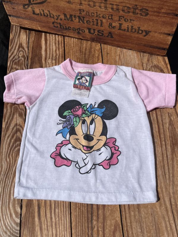 画像1: MINNIE MOUSE "MADE IN USA" KIDS VINTAGE T-SHIRTS