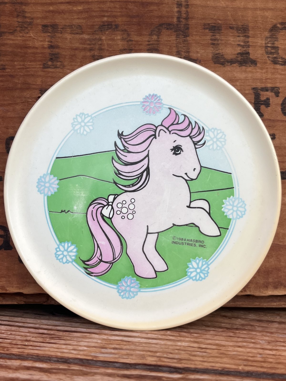 画像1: MY LITTLE PONY "G1" 1980'S "MADE IN ITALY" MEDIUM PLATE #2