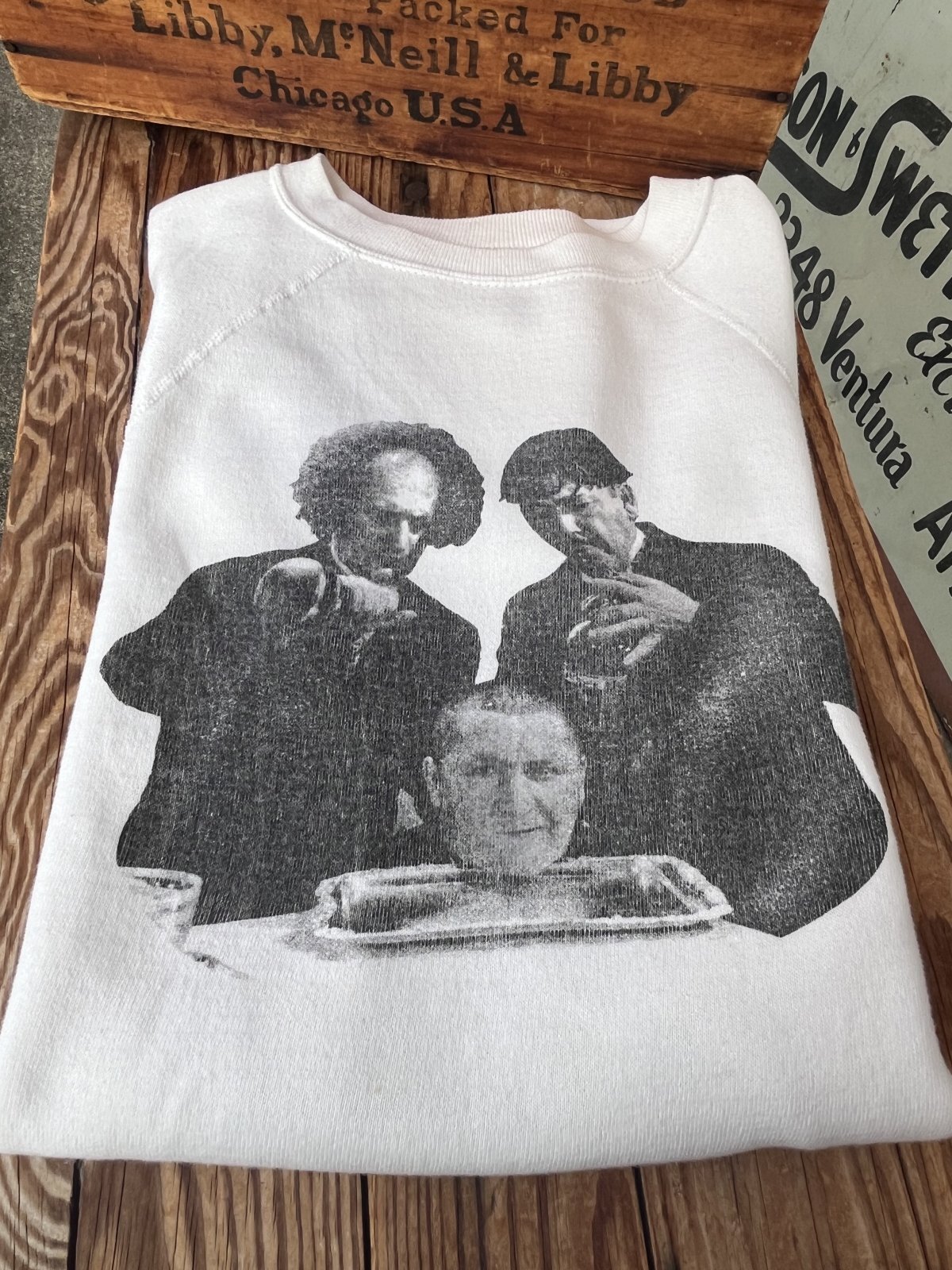 画像1: THE THREE STOOGES "MADE IN USA" 1980’S SWEAT SHIRTS