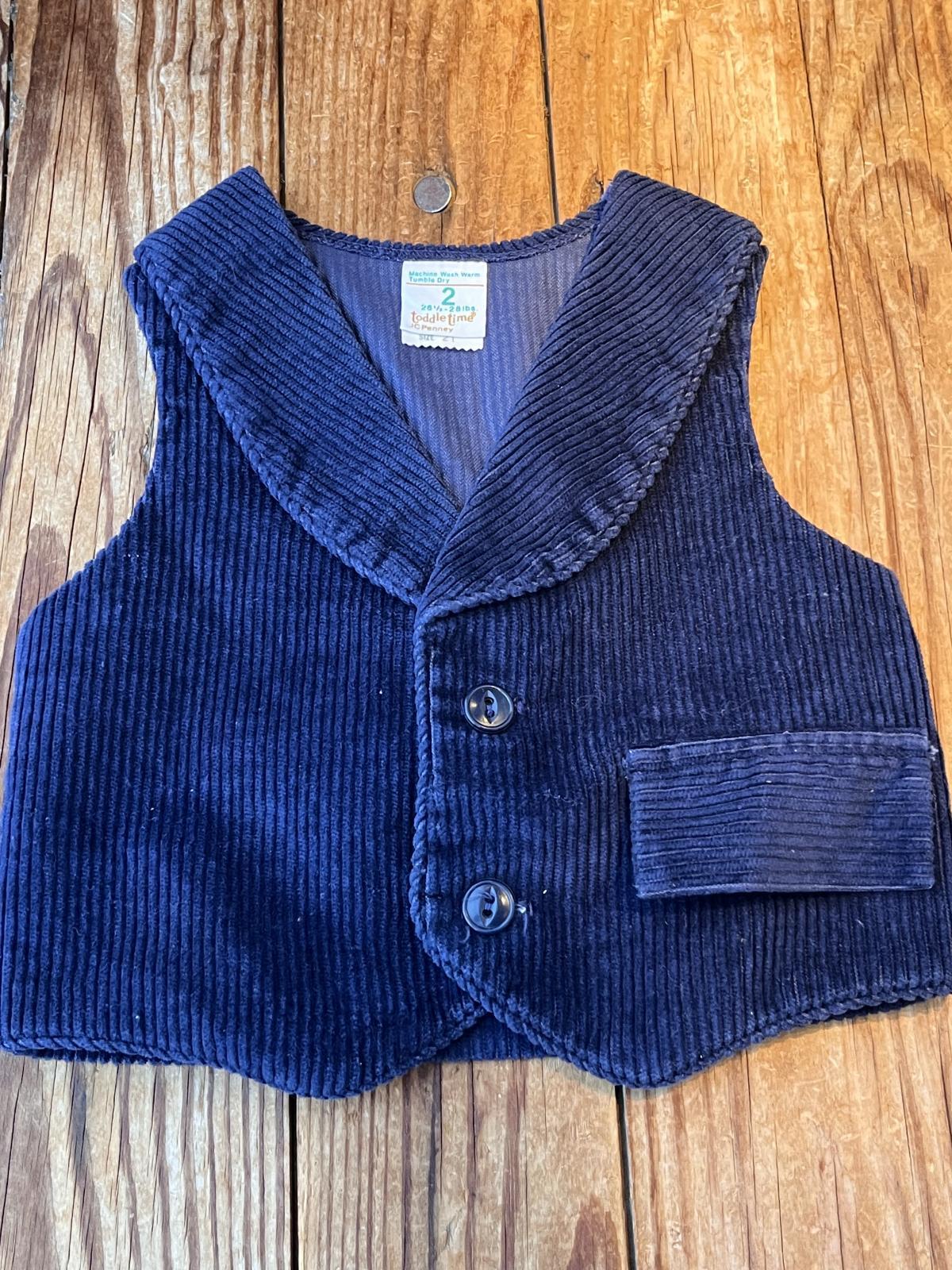 画像1: J.C. PENNEY KIDS VINTAGE CORDS VEST