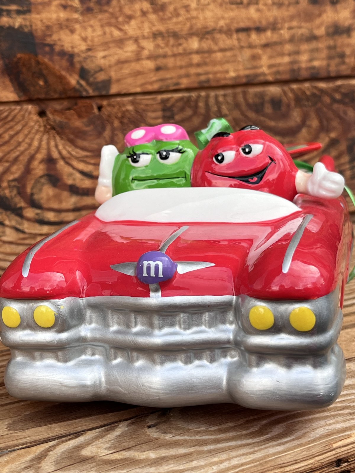 画像1: M&M'S 🍫CERAMIC CANDY DISH CONVERTIBLE CAR   