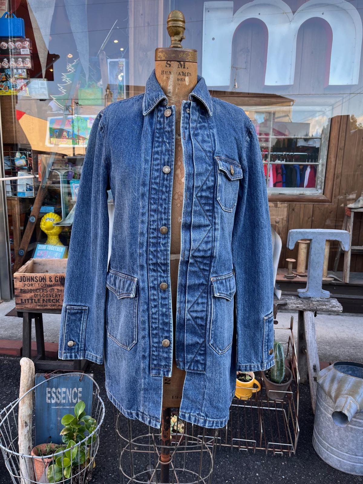 画像1: LAUREN JEANS COMPANY "RALPH LAUREN" 1990'S DENIM COAT