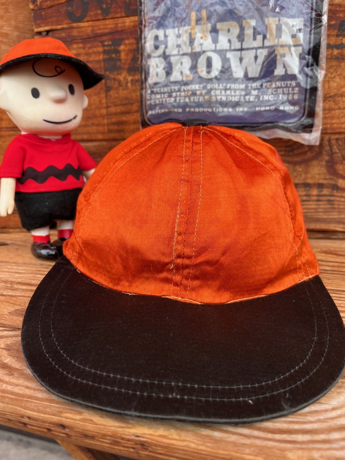 画像1: CHARLIE BROWN COLOR🧢VINTAGE BASEBALL CAP