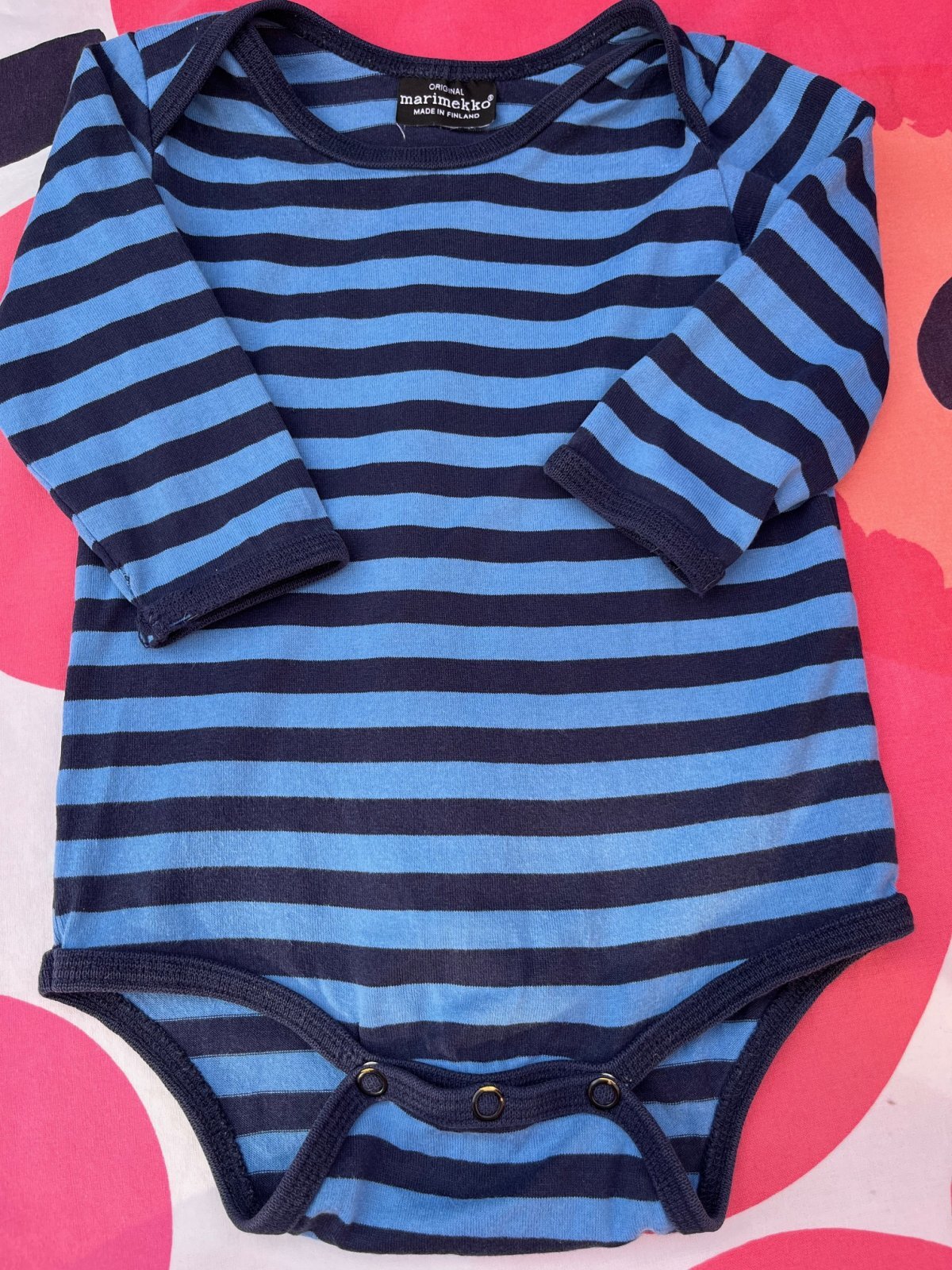 画像1: MARIMEKKO "BLUE×NAVY" BABY USED BODYSUIT