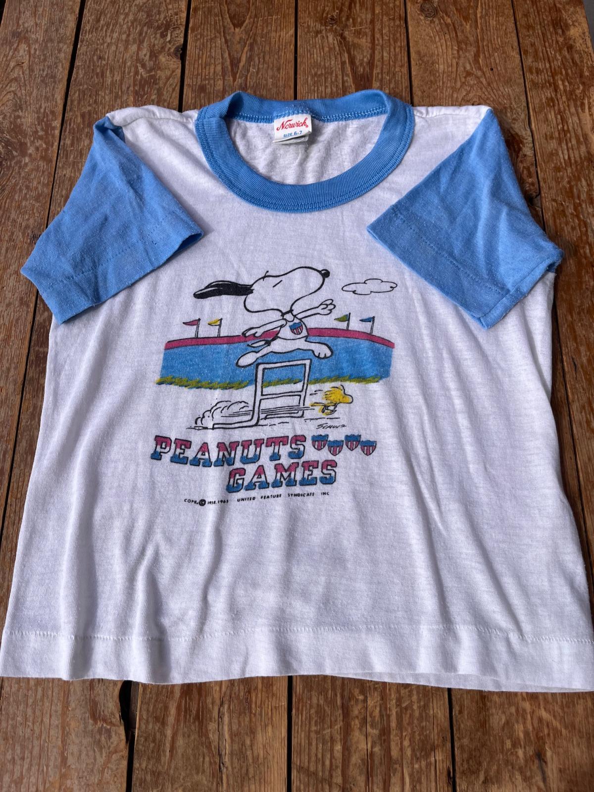 画像1: PEANUTS "MADE IN USA" KIDS VINTAGE T-SHIRTS