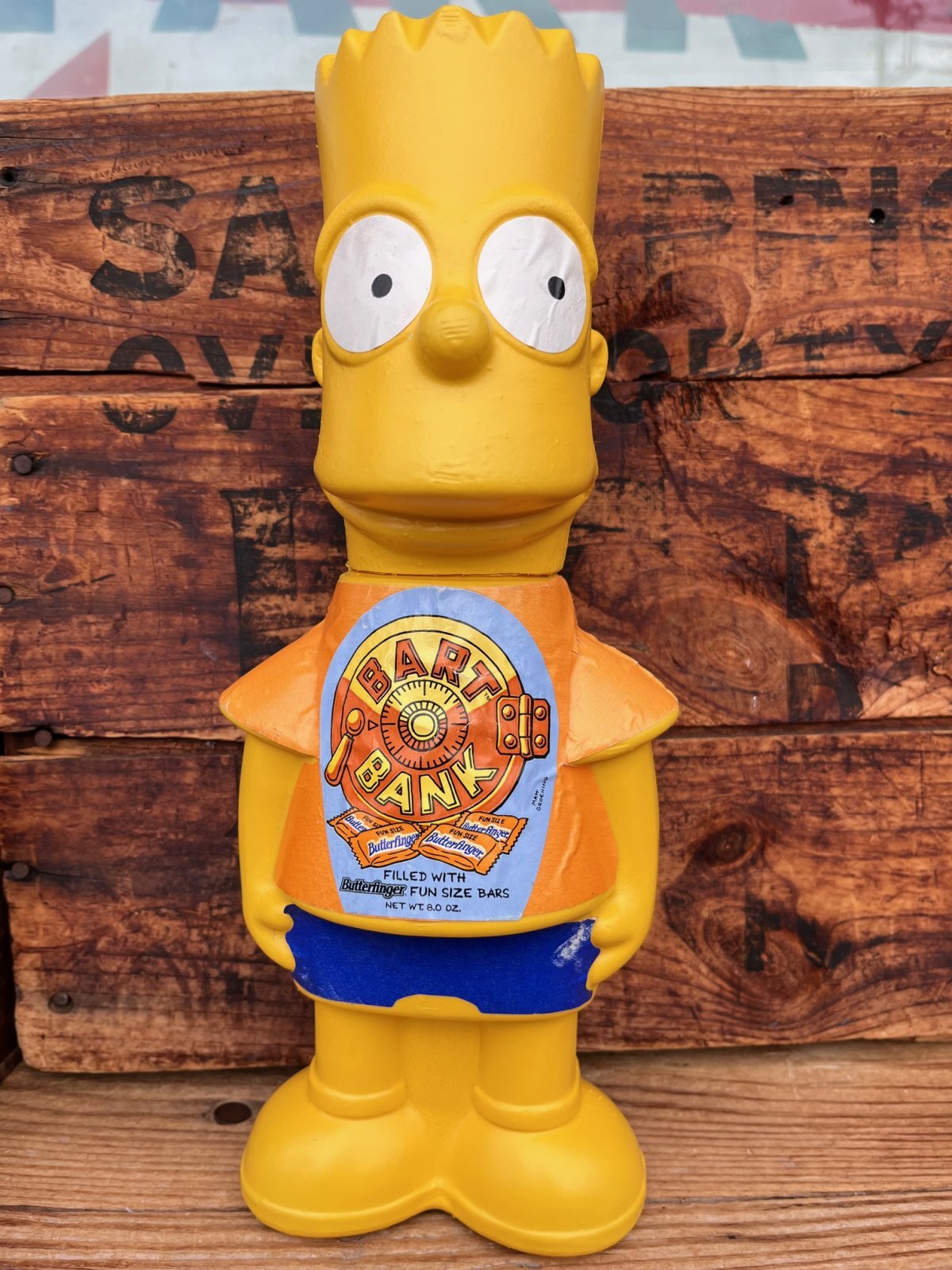 画像1: THE SIMPSONS "BART" 1990'S BUTTERFINGER CONTAINER BANK FIGURE
