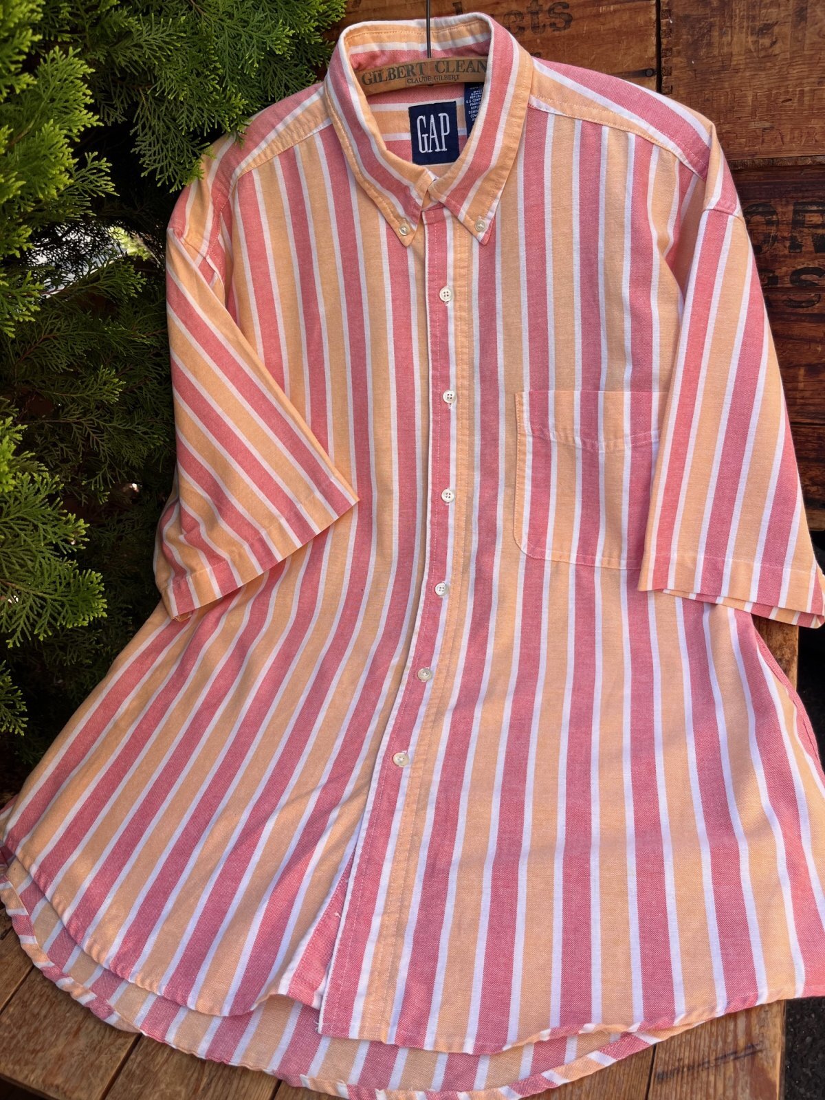 画像1: GAP "MADE IN DOMINICAN REPUBLIC" 1990'S B.D.SHIRTS